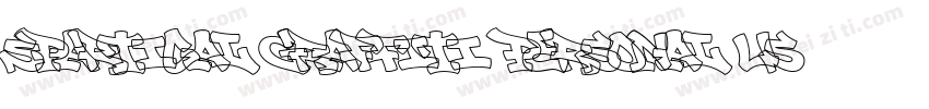 Spartical Graffiti PERSONAL USE Re字体转换